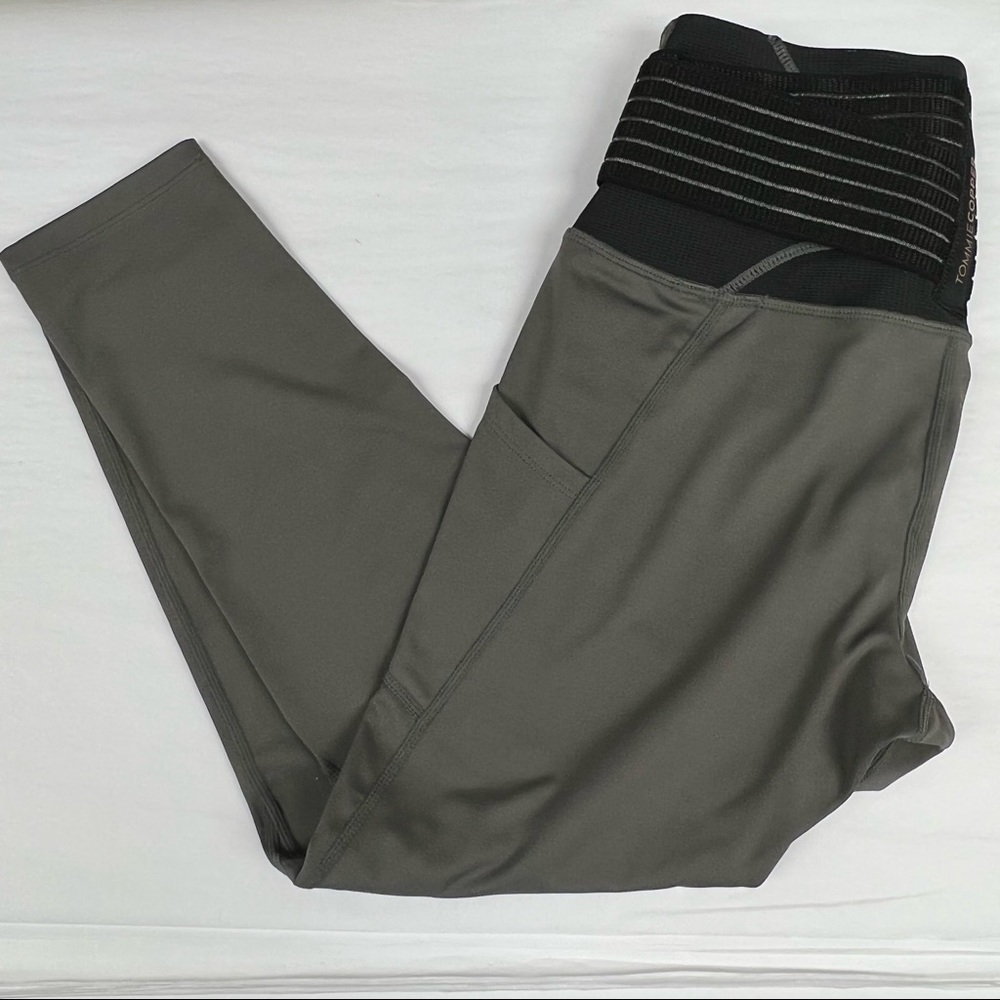 Tommie Copper Adjustable Back Support Ankle Length Leggings